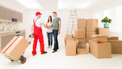 Careful packing and loading for a home move in Tufnellpark