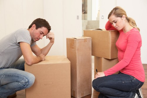 Moving van arranged for a flat relocation in Tufnell Park