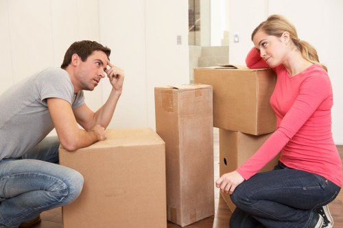 Team loading furniture for a Tufnell Park house move