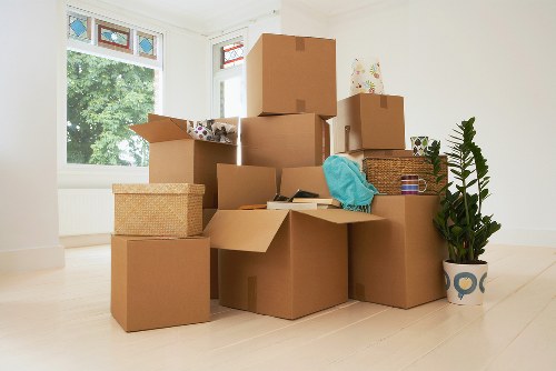 Professional office removals team handling workplace furniture in Tufnellpark